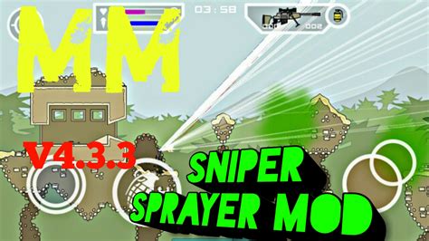 Mini Militia Sniper Sprayer Mod .